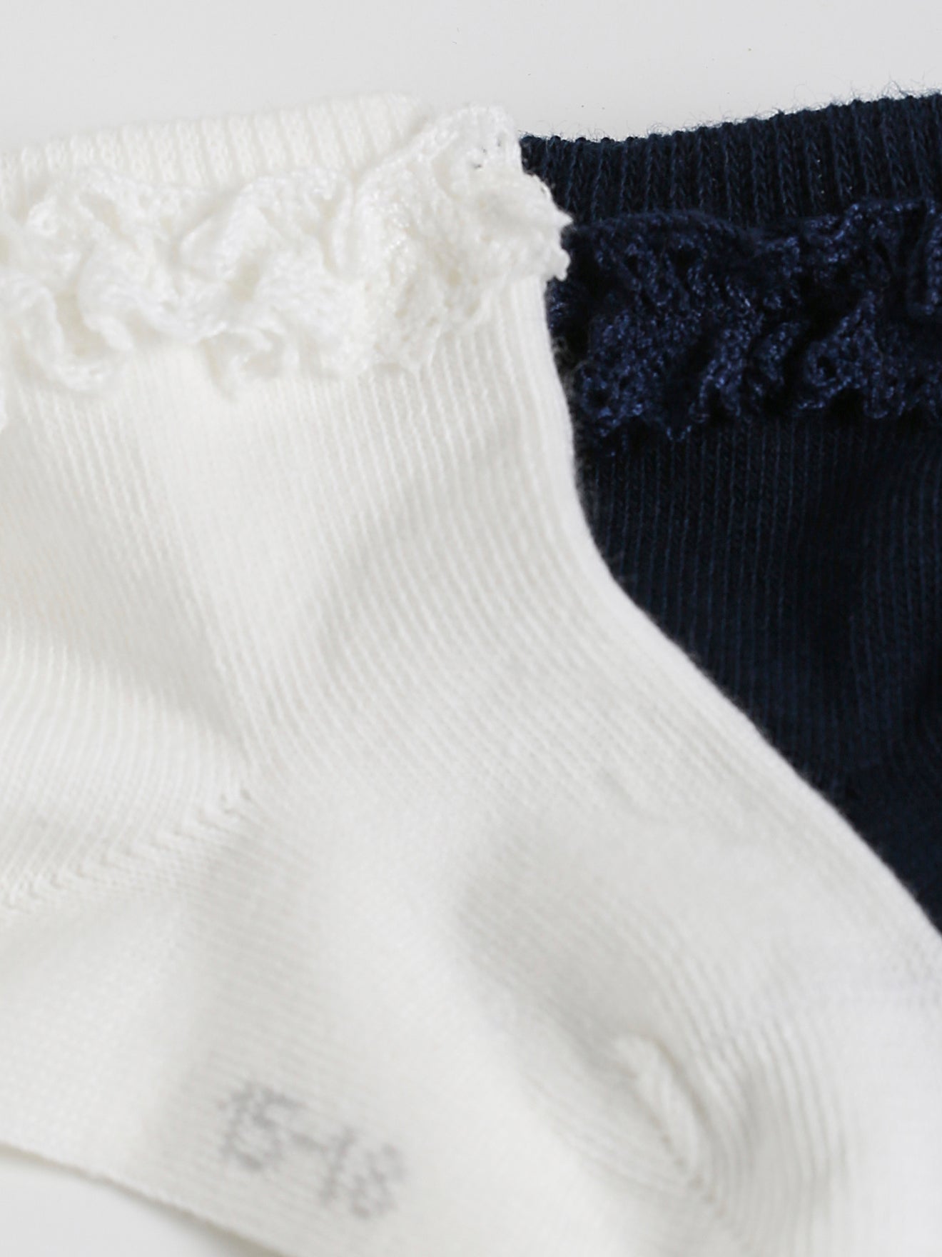 BabysÃ¶ckchen mit Spitze im 2er-Pack