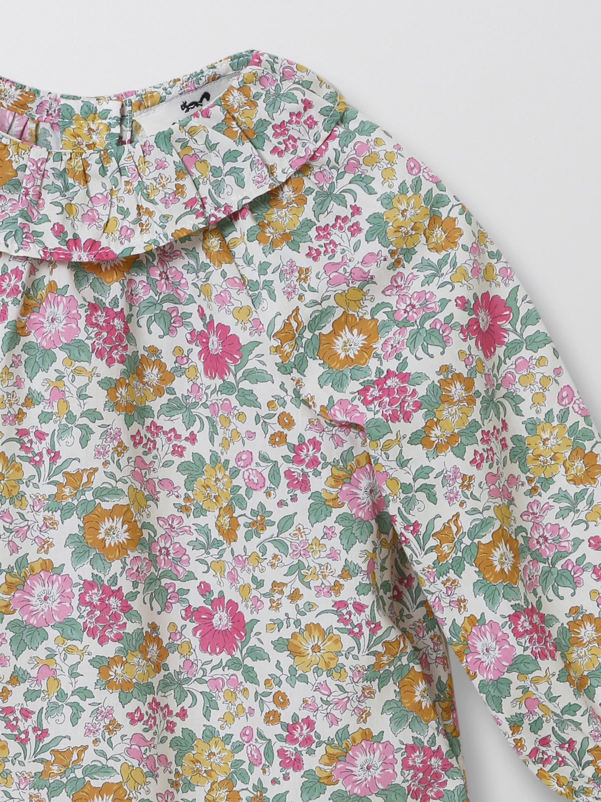 Babybluse aus Liberty®-Stoff « Clare Rich »