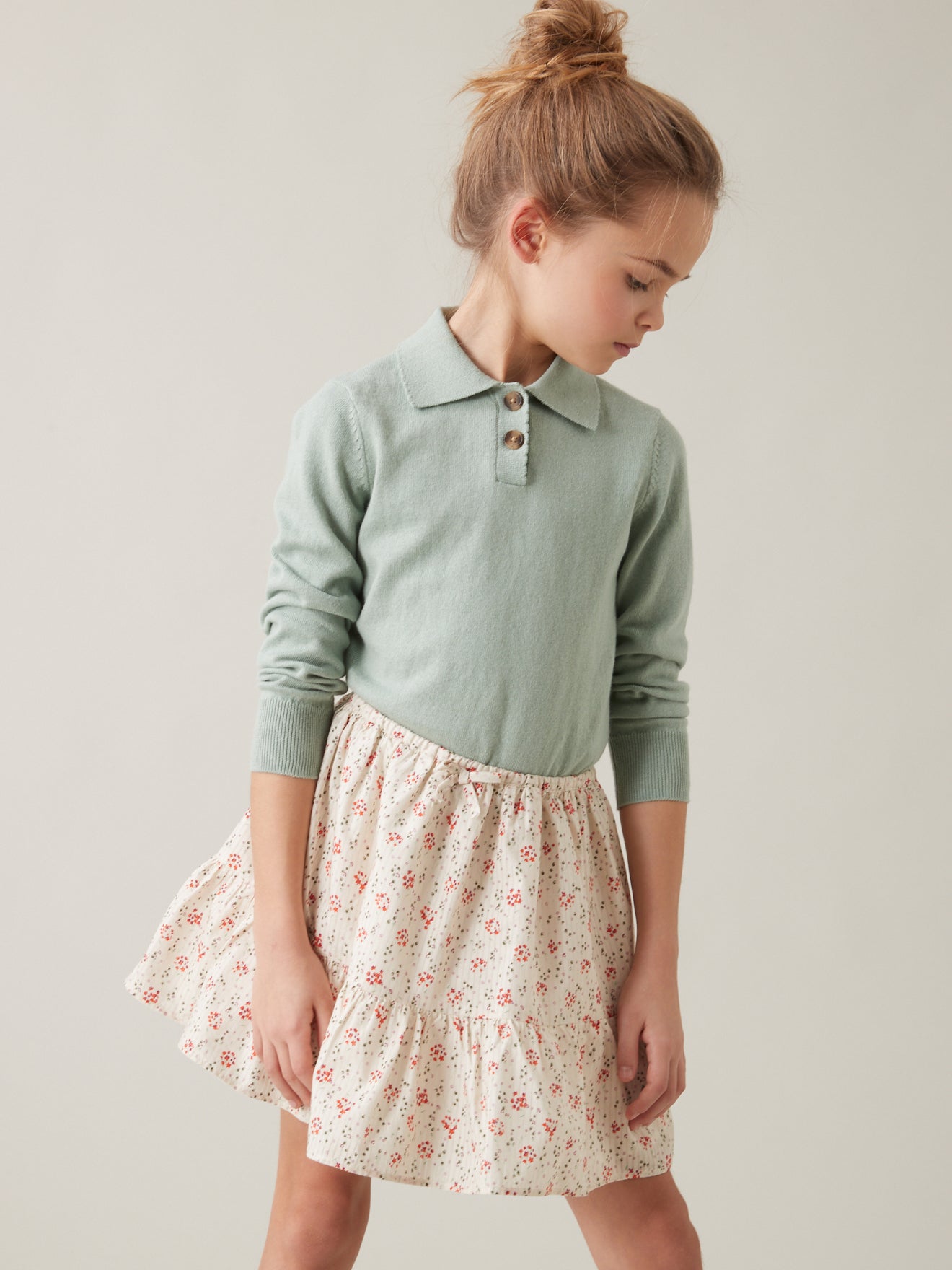 Mädchenrock mit Volants