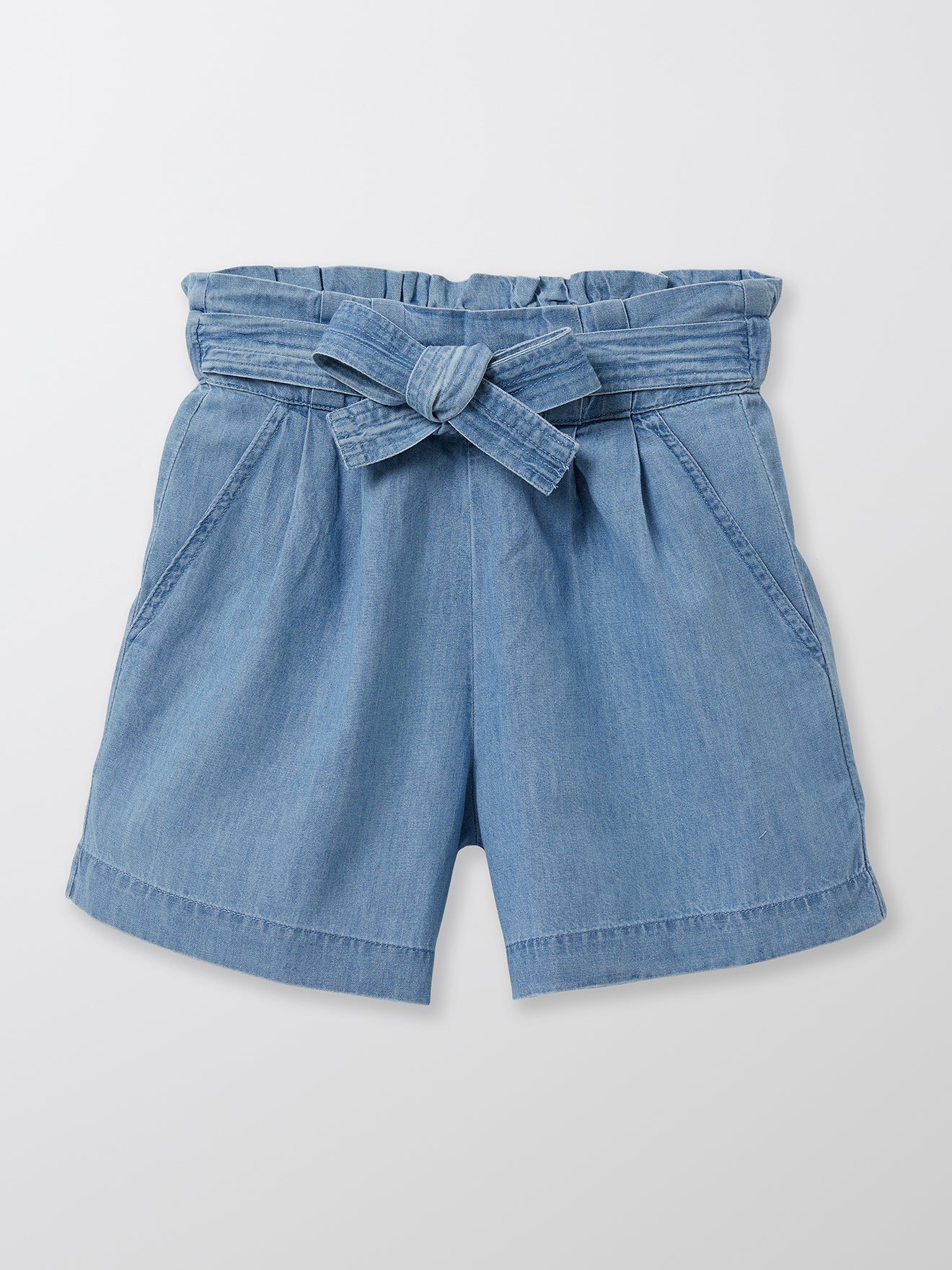 Mädchen-Shorts aus leichtem Denim