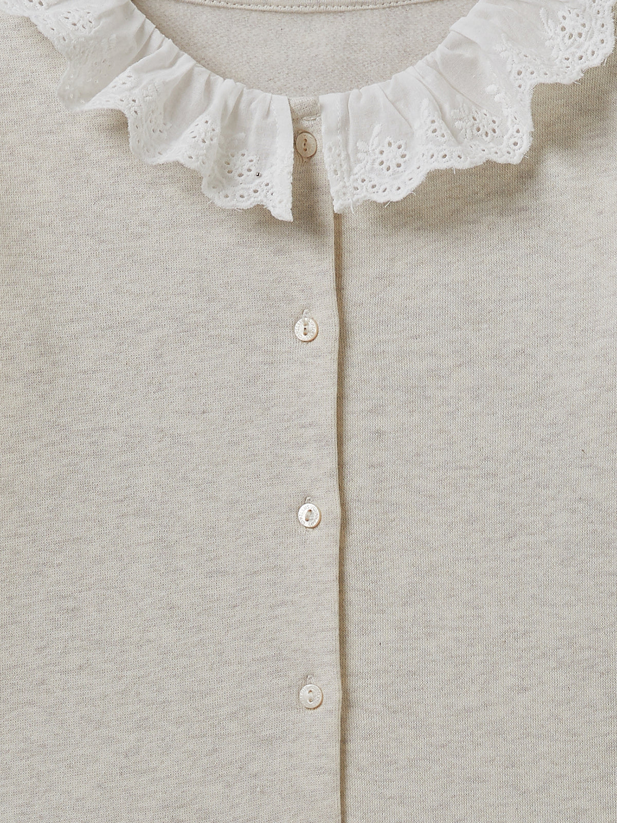 Mädchenkleid aus Molton, Bio-Baumwolle