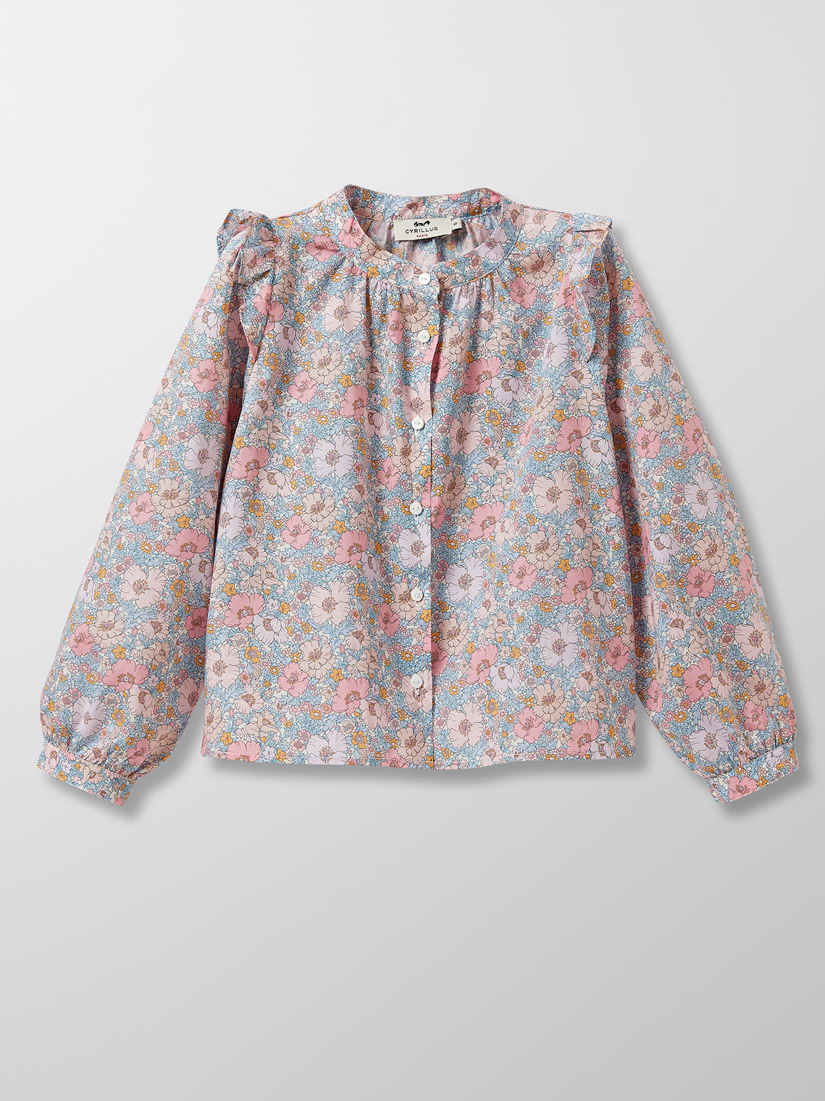 Blouse Fille en tissu Liberty Meadow Song