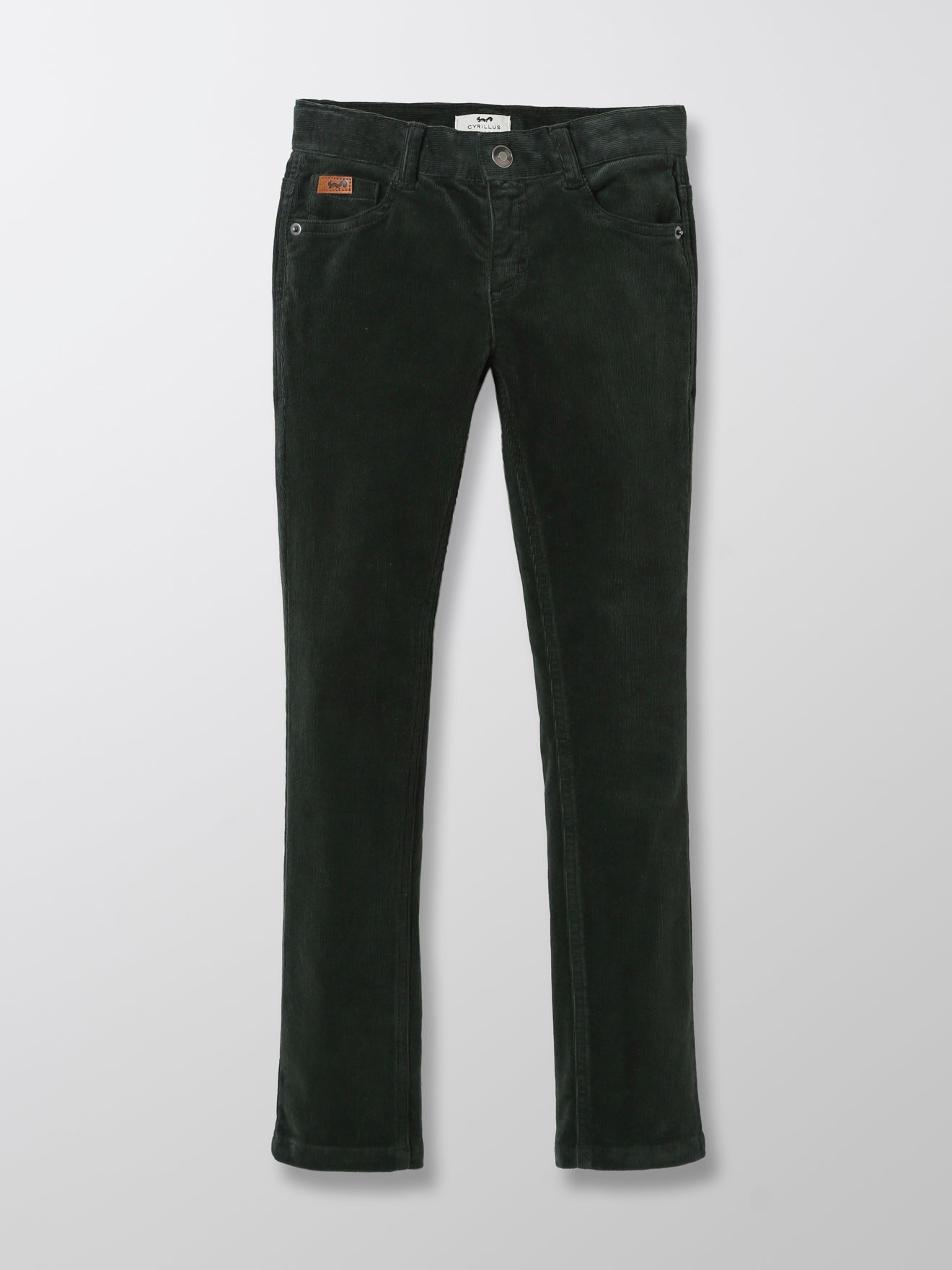 Jungen Slim Fit Hose aus Velours