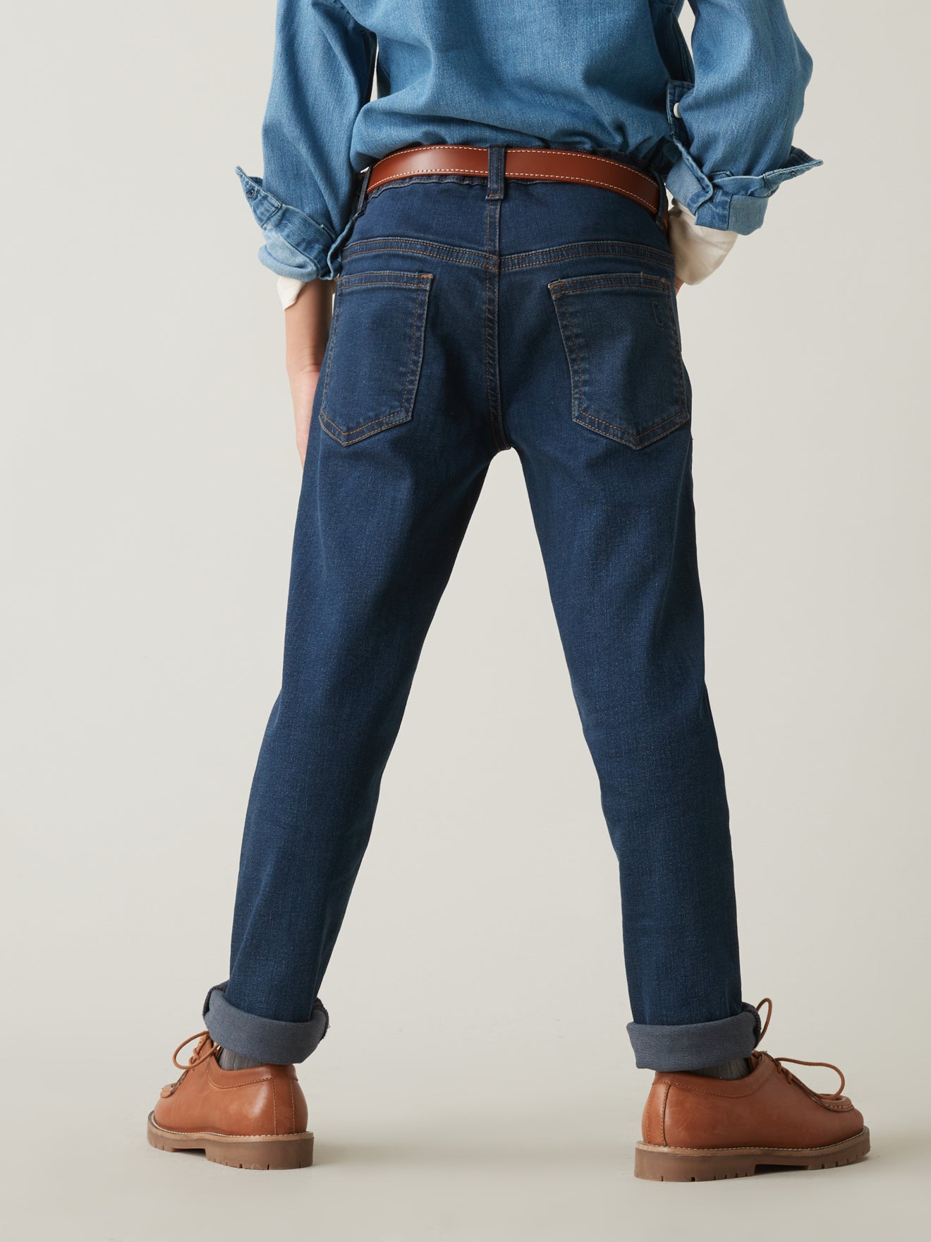 Jungen-Jeans mit geradem Schnitt