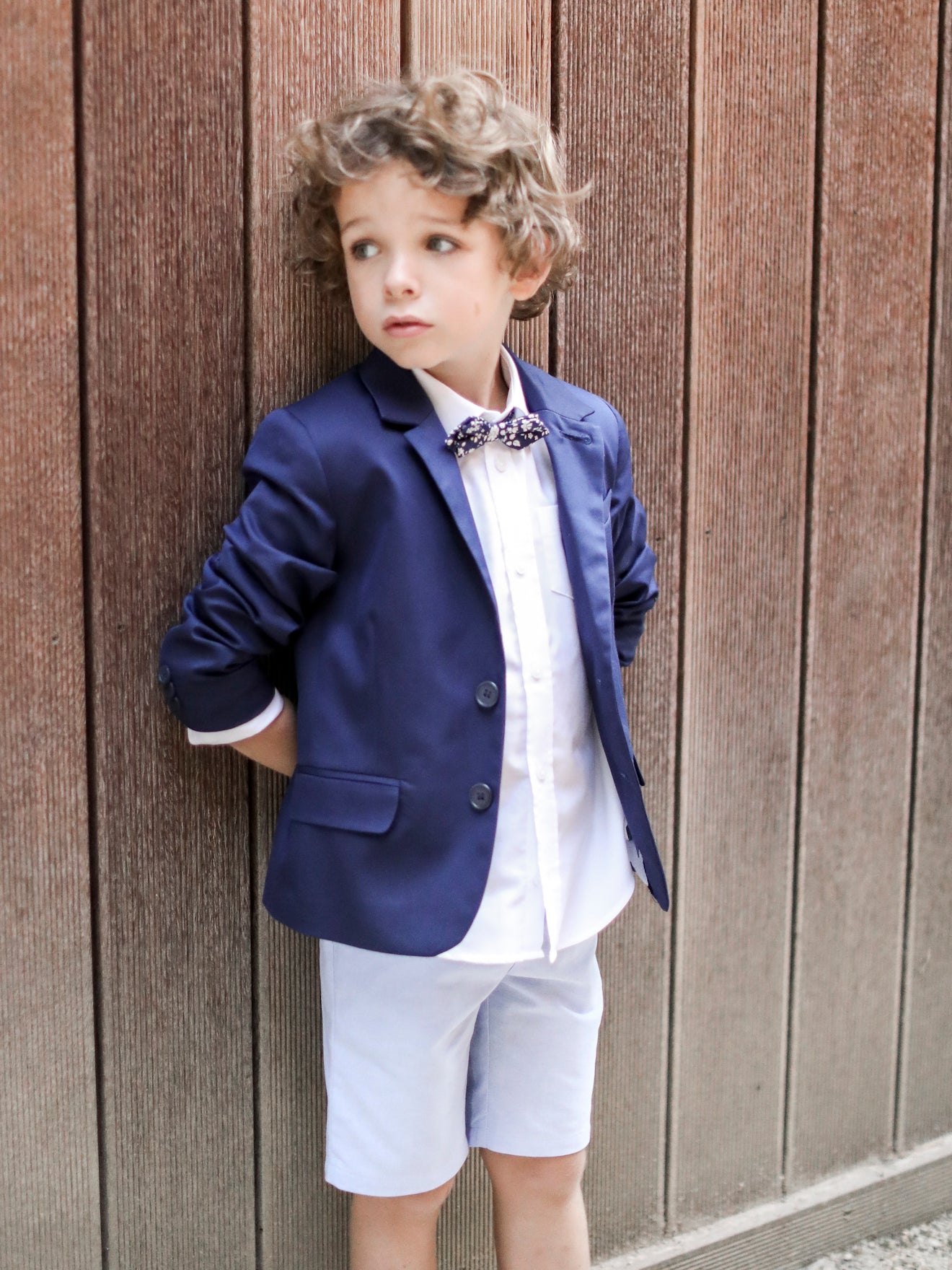 Jungen-Bermudas aus Leinen/Baumwolle – Kollektion für Festtage und Hochzeiten