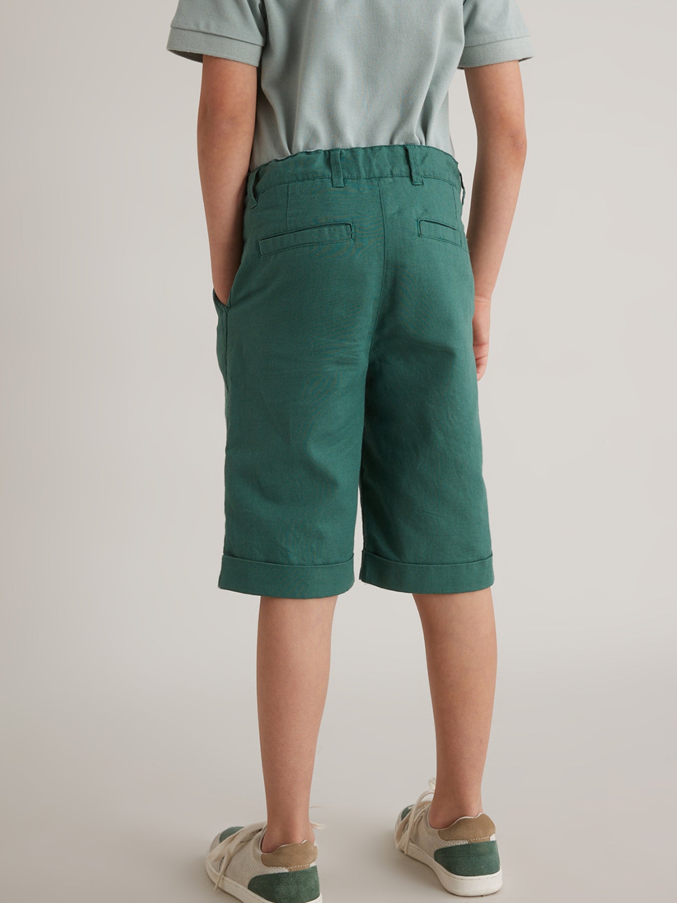 Jungen-Bermudas aus Leinen/Baumwolle – Kollektion für Festtage und Hochzeiten